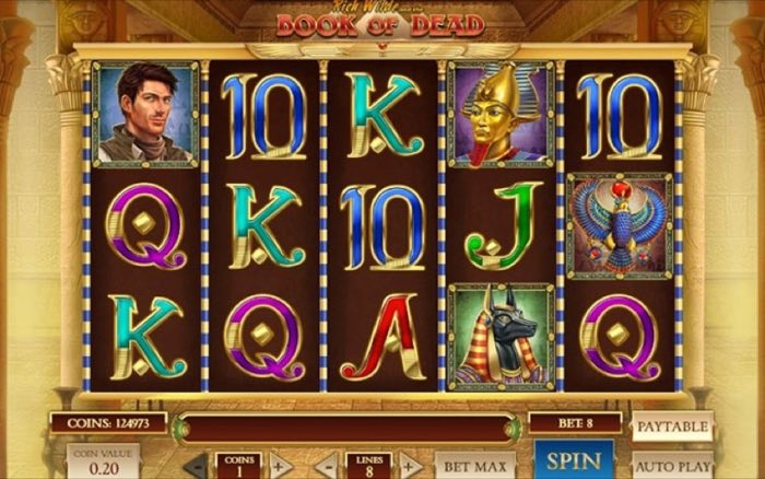 Игровой автомат Book of Dead в LA Casino